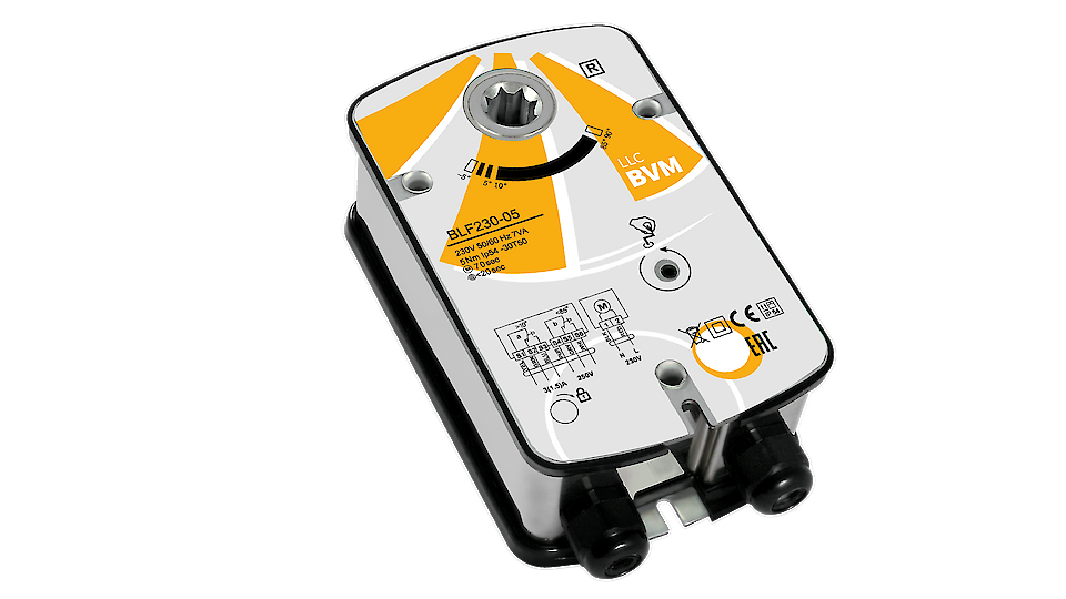 Электропривод BLF230-05 для противопожарных клапанов