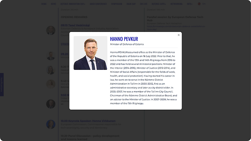 Speaker Information at Your Fingertips Participants can view detailed information about speakers, including their bios, presentations, and abstracts. This helps attendees better understand the context and value of the presented material before and during sessions. ✓&nbsp;Rich speaker profiles with presentation details