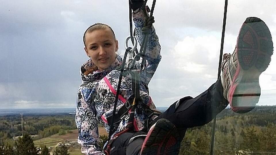 Спуск в Кёйель со смотровых башен Вырумаа